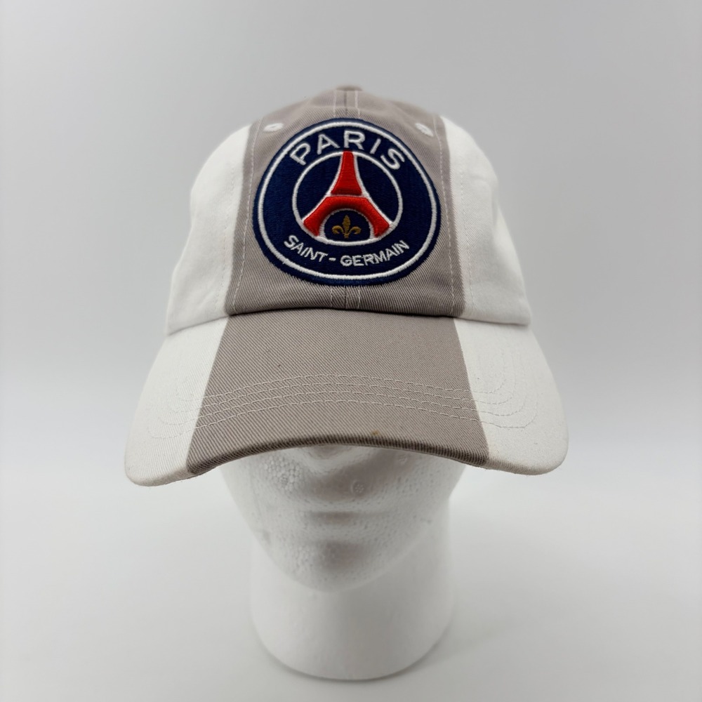 Jordan Paris Saint-Germain Hat Mens OS Grey White PSG Soccer Adjustable  Cap